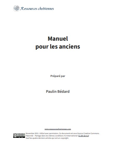 Manuel pour les anciens